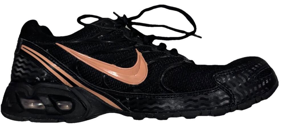 Nike Air Max Torch 4 Black Rose Gold Womens Size 9.5 Running Shoes